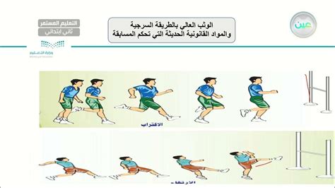 الوثب العالي بالطريقة السرجية التربية البدنية والدفاع عن النفس الصف