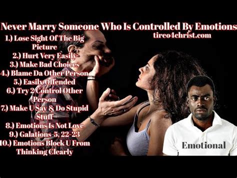 Never Marry Someone Who Is Controlled By Emotions On Sex Relationship Topic Super Fan Page