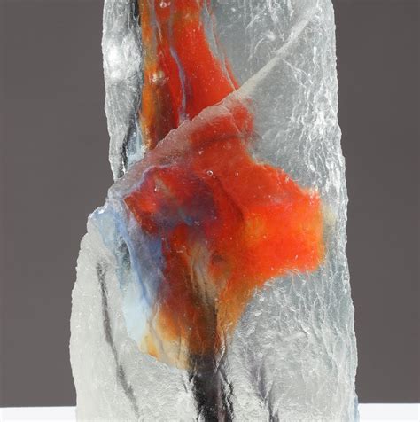 David Ruth Abstract Cast Glass Sculpture Al Safi 1993 By David Ruth For Sale At 1stdibs