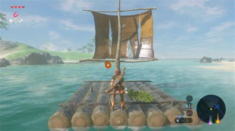 How To Use A Raft In Breath Of The Wild Youtube