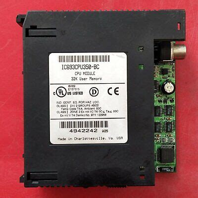 1PC Used For GE Fanuc IC693CPU350 BC PLC Module EBay