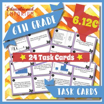 Teks C Task Cards Mean Median Mode Range Interquartile Range