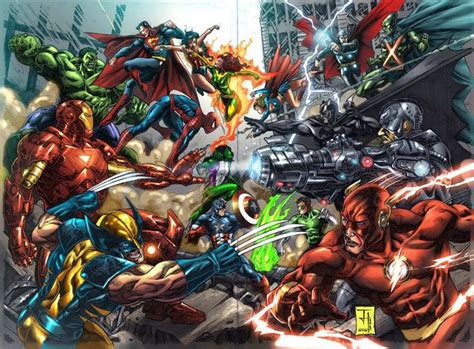 Comic View Photo Marvel Vs Dc Dc Comics Vs Marvel Marvel Vs