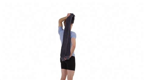 Shoulder Internal Rotation Mobility Towel Youtube