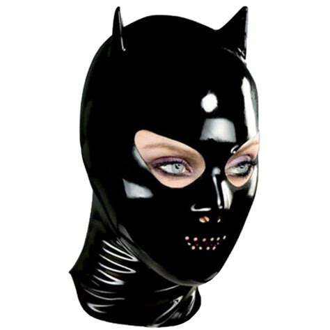 Latex Catwoman Headpiecen Laidtex