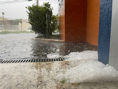 V Deo Tempo Vira E Araraquara Registra Forte Chuva De Granizo