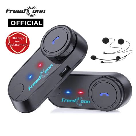 Freedconn Intercomunicador Para Casco De Motocicleta Auriculares Con