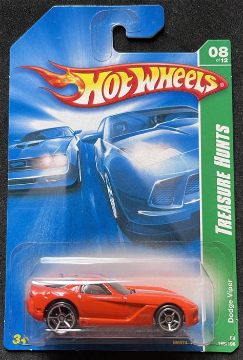 Hot Wheels Treasure Hunts Dodge Viper Orange 22B Lazada PH