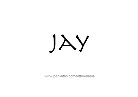 Jay Name Tattoo Designs