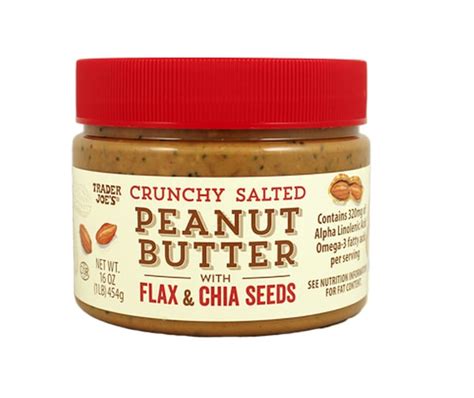 Crunchy Salted Peanut Butter With Flax And Chia Seeds 3 Healthy