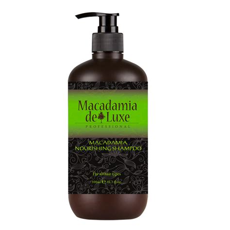 Shampoo Macadamia Deluxe De 300 Ml Corporación Deluxe