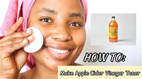 How To Make Apple Cider Vinegar Skin Toner Acv Skin Benefits Youtube