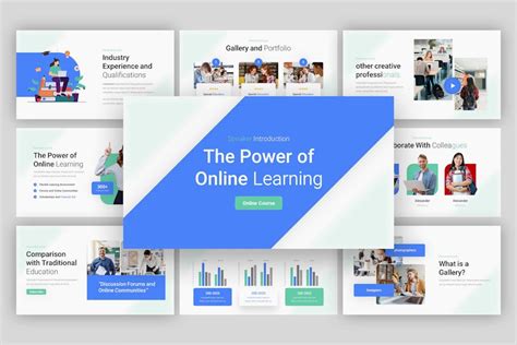 Education Online Course Powerpoint Template Presentation Templates