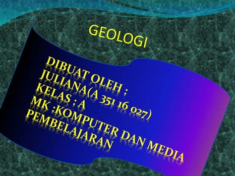 Geologi Dasar Ppt