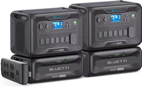 Bluetti 2 Ac300 Power Stations With 2 B300k Expansion