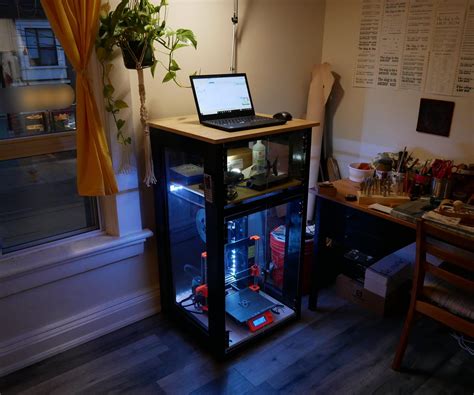 3D Printer Enclosure and Standing Desk | 3d printer enclosure, Printer ...