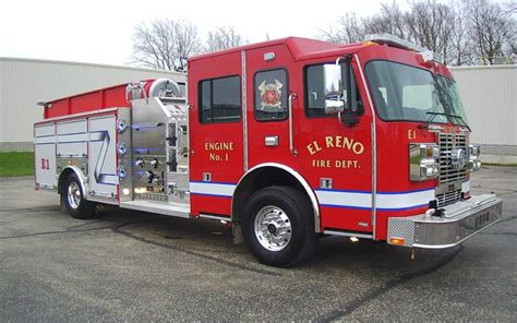 Custom Pumper El Reno Fire Department OK Sutphen Corporation Fire