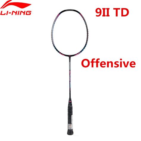 Li Ning Professional Badminton Rackets Turbo Charging 9II TD Offensive ...