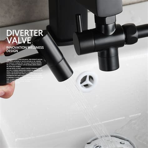 Tecmolog Sink Valve Diverter M X M Brass Faucet Splitter For