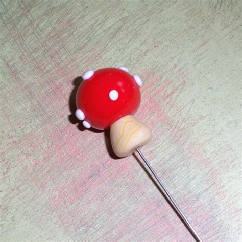 Cute Mushroom Sewing Pins Topper Mushroom Stakes By Yifatiii