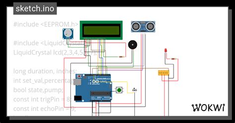 Water Pump Level Wokwi Esp Stm Arduino Simulator