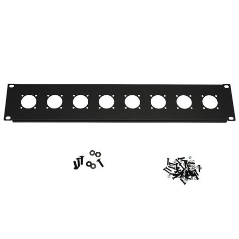 2u Rack Metal Blanking Panel W 8 Round Holes For 19in Server Racks An