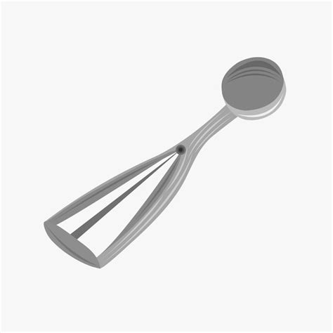 Premium Vector | Ice cream scoop vector illustration