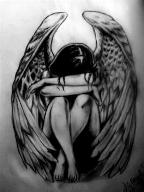 Pin By Amanda Duncan On Tattoos Fallen Angel Tattoo Tattoos Angel