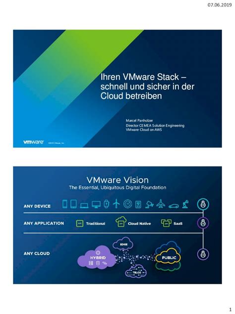 Pdf Ihren Vmware Stack Schnell Und Sicher In Der Cloud Betreiben