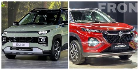 Hyundai Exter Vs Maruti Suzuki Fronx Explore The Extremes Green4wheels