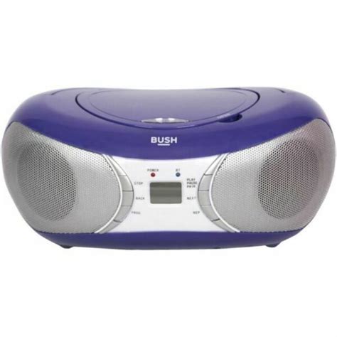 Bush Cd 78b Btfm Bluetooth Boombox Purple For Sale Online Ebay