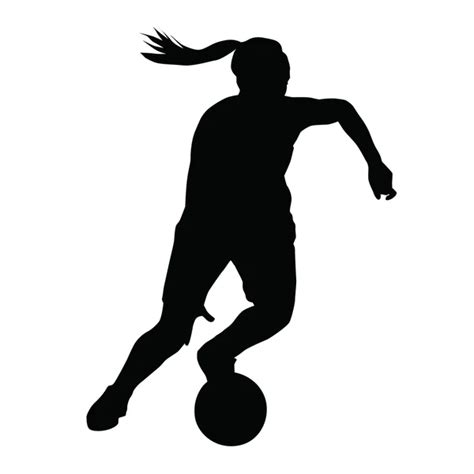 Girls Basketball Silhouette Vector