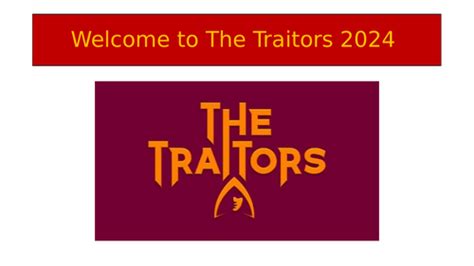 The Traitors School Staff - Wellbeing Game | Teaching Resources