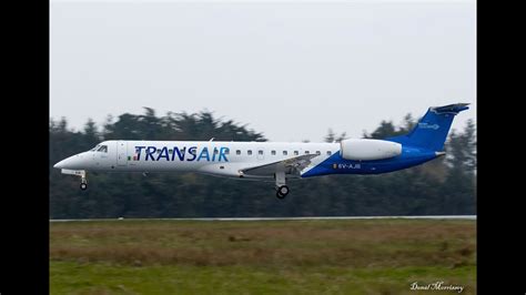 Transair Embraer Jet Aibd Takeoff Youtube