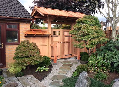 Japanese Gate Custom Made Wooden Gate Prefab Garden Gate Traditional