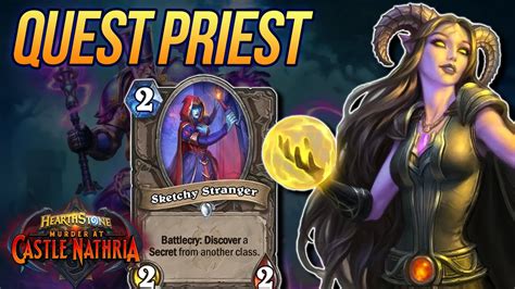 Quest Priest Updated Hearthstone Deck Youtube