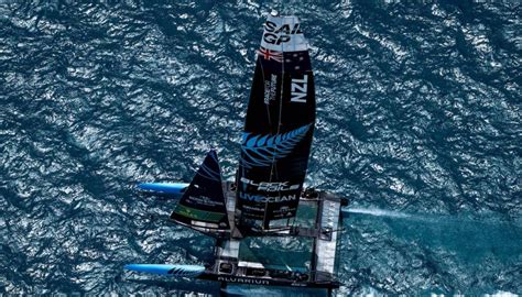 Sailing Black Foils Poised In Second Behind Great Britain After