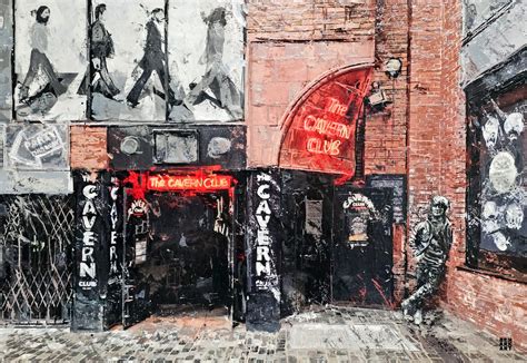 Liverpool Art by Ben Ark - The Cavern Club (SOLD) - Carnes Fine Art