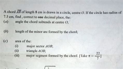 Wassce 2023 Novdec Core Mathematics Paper 2 Question 7 Youtube