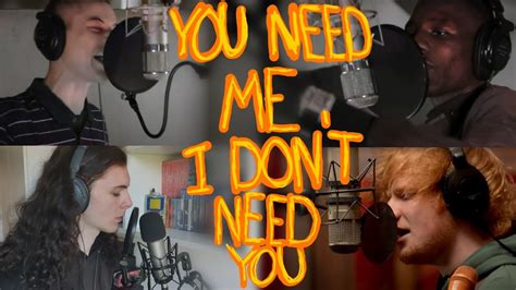 Ed Sheeran You Need Me I Don T Need You Ft Wretch Devlin Blu