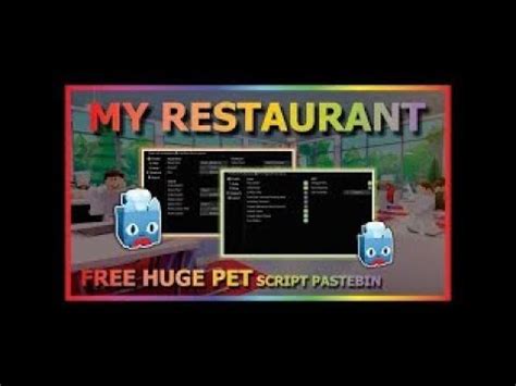 My Restaurant Script Pastebin Auto Farm Fast Npc Easy Huge