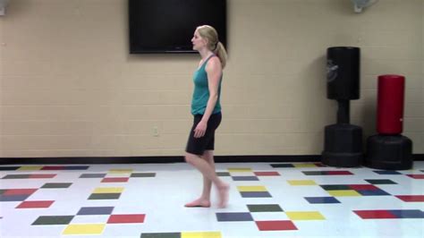 Across The Floor Kick Sequence For Beginning Jazzmodern Dance Youtube