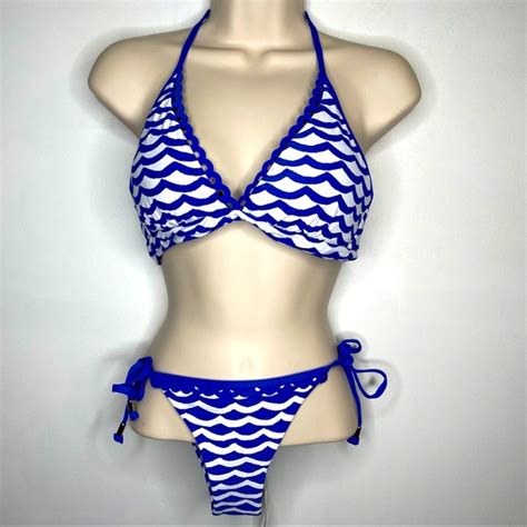 Seafolly Swim Seafolly Tidal Wave Bikini Set Nwt Poshmark