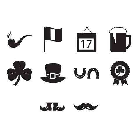 Premium Vector Saint Patrick Day Icon Set