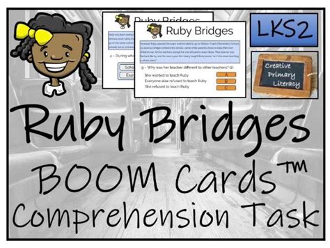 Ruby Bridges Lks2 Boom Cards™ Comprehension Activity Teaching Resources