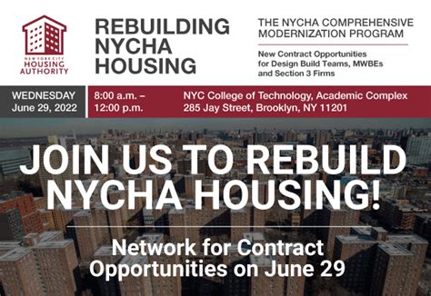 Reminder: Learn about NYCHA's upcoming Design-Build Opportunities