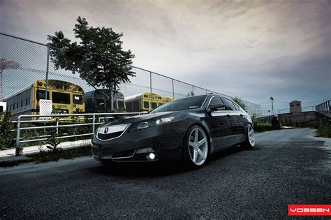 Chrome Detailing on Stylish Black Acura TL — CARiD.com Gallery