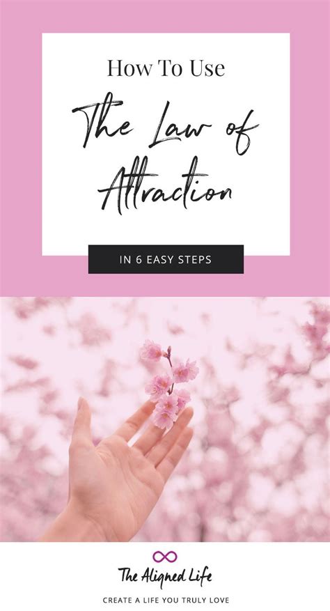 How To Use The Law Of Attraction In 6 Easy Steps Easy Loa Law Of