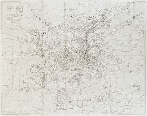 Map of Bath (Showing Wards). by ENGLAND - BATH): (1947) Map | old imprints ABAA/ILAB