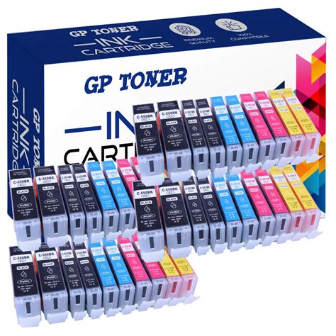 Set 40 Cartuse De Cerneala GP Toner Compatibil Cu Canon Pixma IP7250